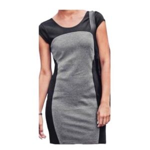 Athleta Illusion Dress (Charcoal Heather/Black)